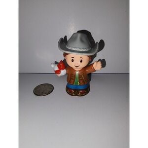 Fisher Price Little People Toddler Toy Replacement Farmer with‎ Chicken